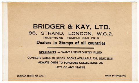 Bridger & Kay Stockcard