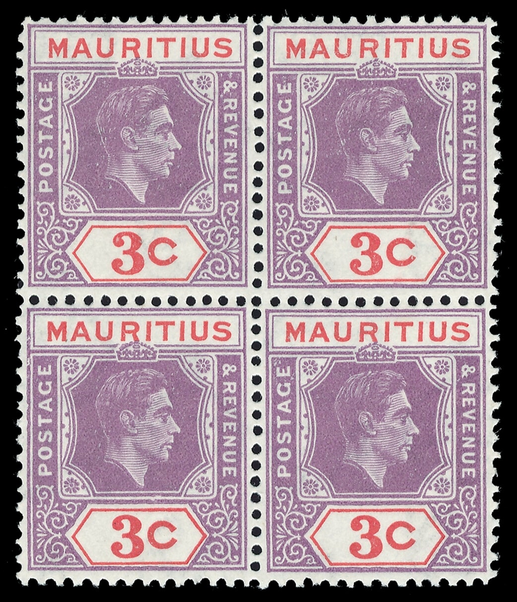 MAURITIUS, KGVI, SG. 253d, 253db